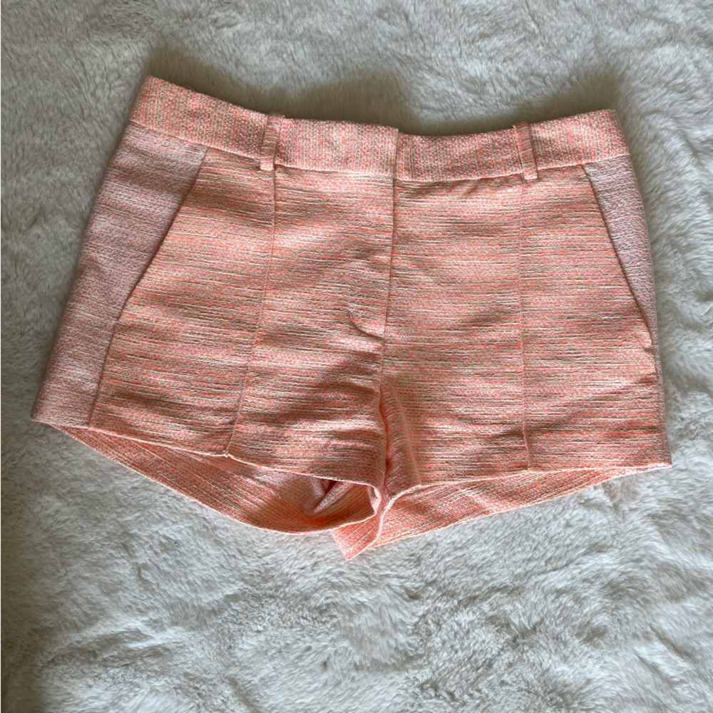 Aritzia Wilfred Tweed Coral Dress Shorts